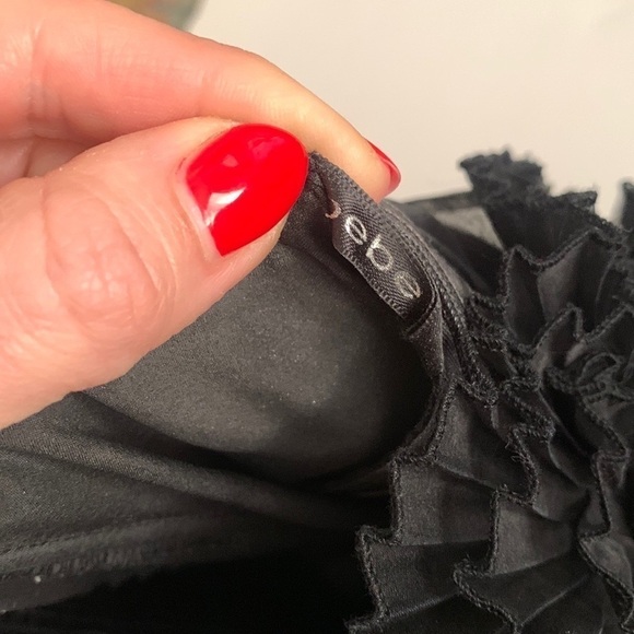 Bebe One Shoulder Silk Corset Bustier - Picture 14 of 14